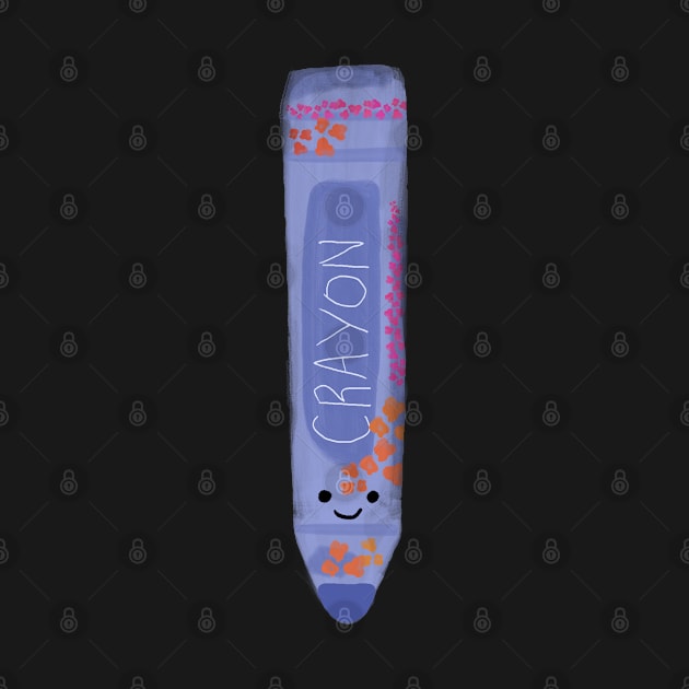 Cute floral crayon by artoftilly