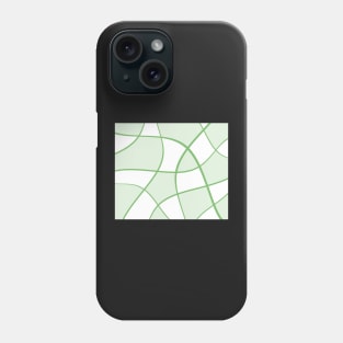 Abstract - green and white. Phone Case