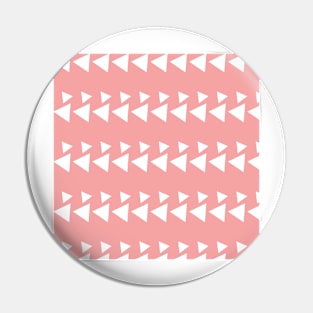 Salmon pink triangles pattern Geometric design Pin