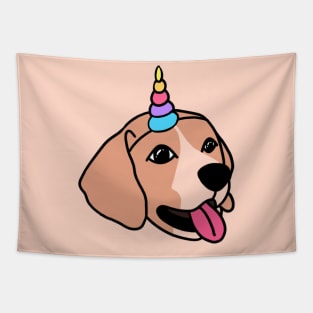 Cute Animal Unicorn Dog Tapestry