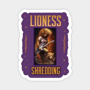 Lioness Shredding Magnet