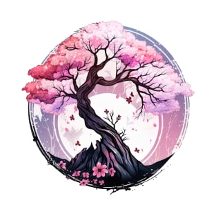 Anime style pink tree T-Shirt