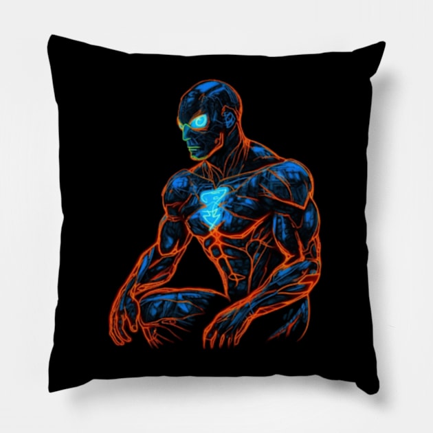 Pop Culture Hero | Demon | Pop Art | Sci Fi | Comic | Super Hero Pillow by WyldbyDesign