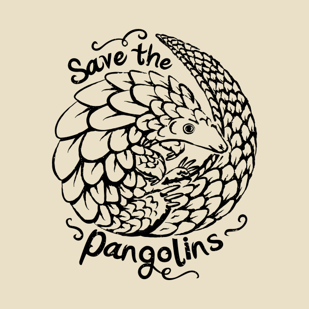 Cute Pangolin Gift - Save The Pangolins by bangtees