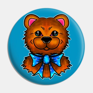 Teddy Bear and Tie Pin