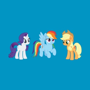 Rarity, Rainbow, and Applejack T-Shirt