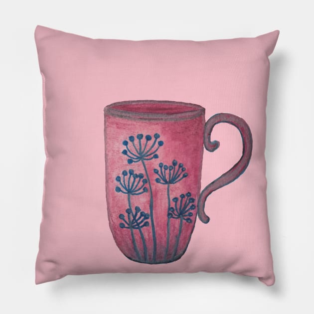 Red Cup Pillow by artmartarose@gmail.com