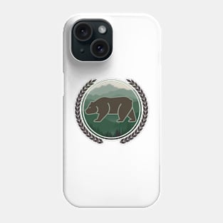 bear nature forest wildlife Phone Case