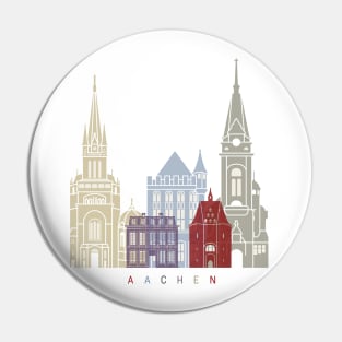 Aalborg skyline poster Pin