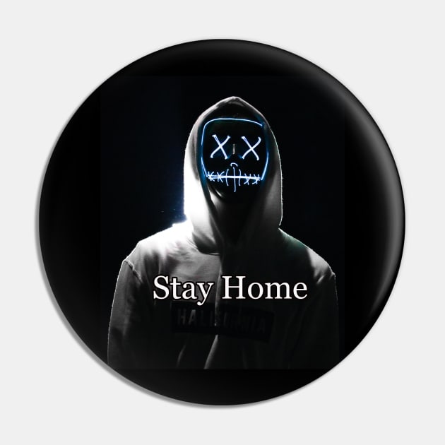 Stay Home shirt Pin by Oillybally shop