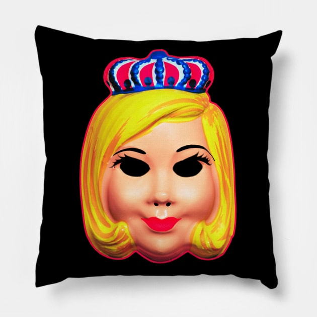 Queen Mask Pillow by TJWDraws