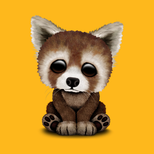 Cute Baby Red Panda Red Panda Pillow Teepublic