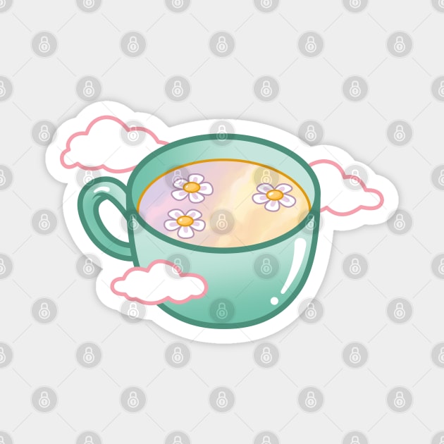 Daydream Tea Magnet by Avery Ota