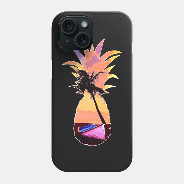 Cute Pineapple Hawaiian Phone Case by Estrytee