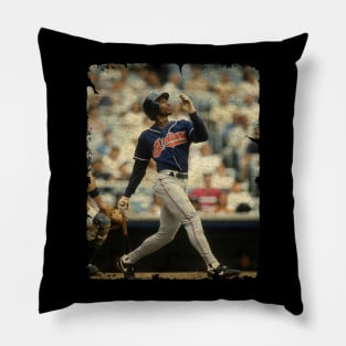 Kenny Lofton in Cleveland Guardians Pillow