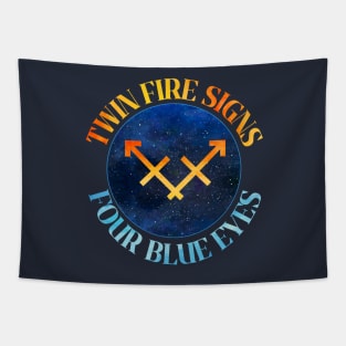 Twin Fire Signs Taylor Swift Tapestry