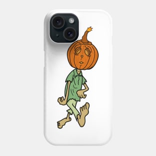 Pumpkin head halloween zombie Phone Case