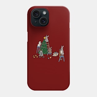 Christmas Bunnies Phone Case