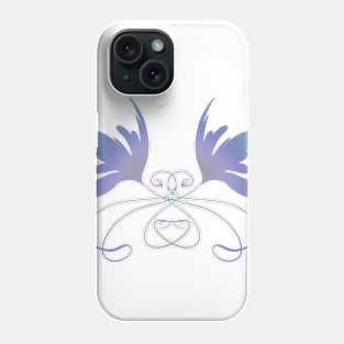 Blue Flower Plant design Phone Case