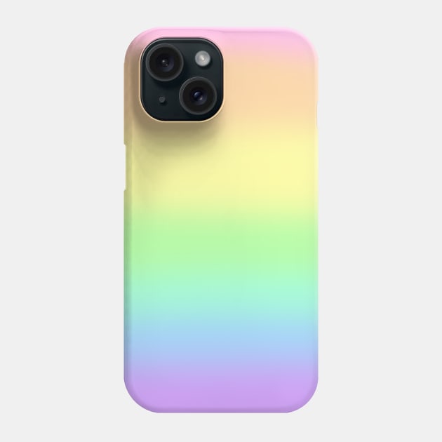 Pastel Rainbow Gradient! Phone Case by KelseyLovelle