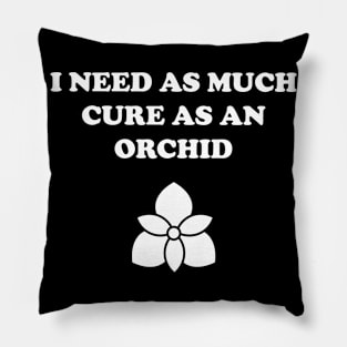 Orchid Saying Gift Astrology Pillow