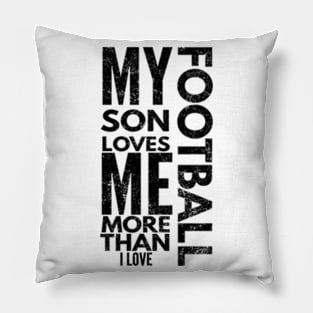 Father Son Football Pillow