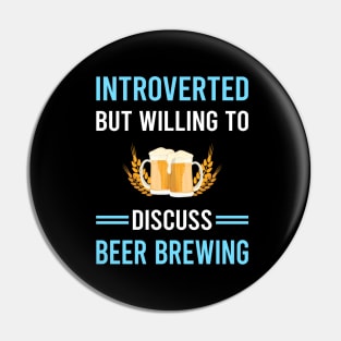 Introverted Beer Brewing Pin