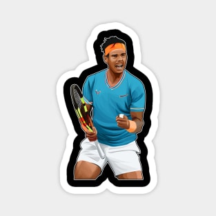 Rafa Nadal Celebrate Game Magnet