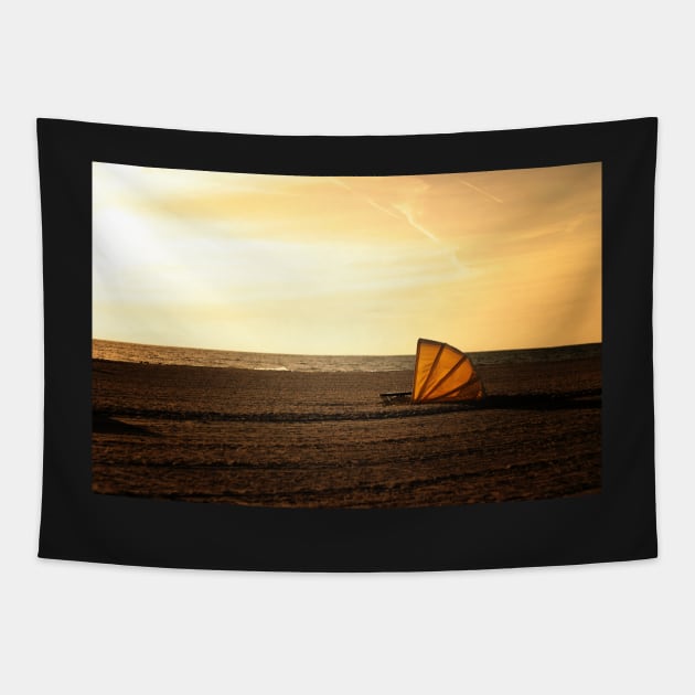 Relaxing Moments - Florida Sunset Tapestry by sanityfound