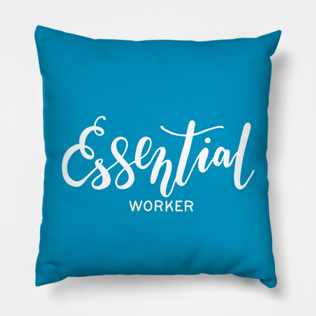 Essential worker Pillow by valentinahramov