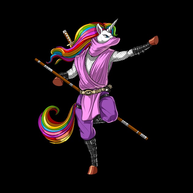 Unicorn Ninja Samurai by underheaven