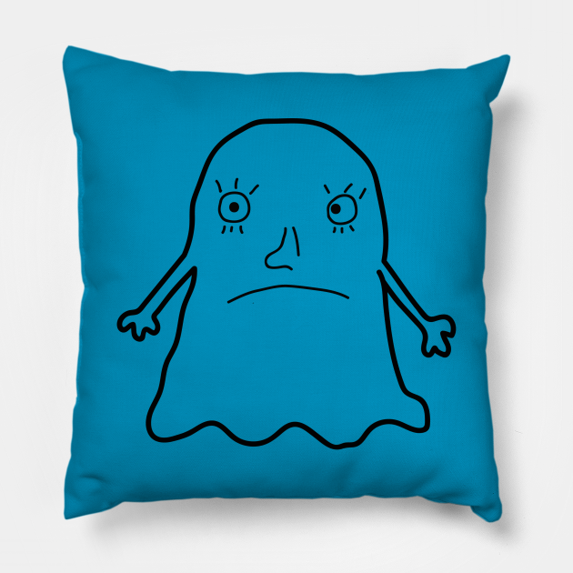 Ghost Ghost Pillow TeePublic