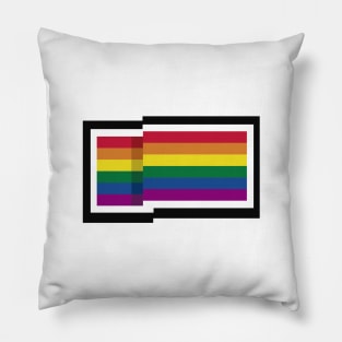 PRIDE FLAG PIXEL ART Pillow