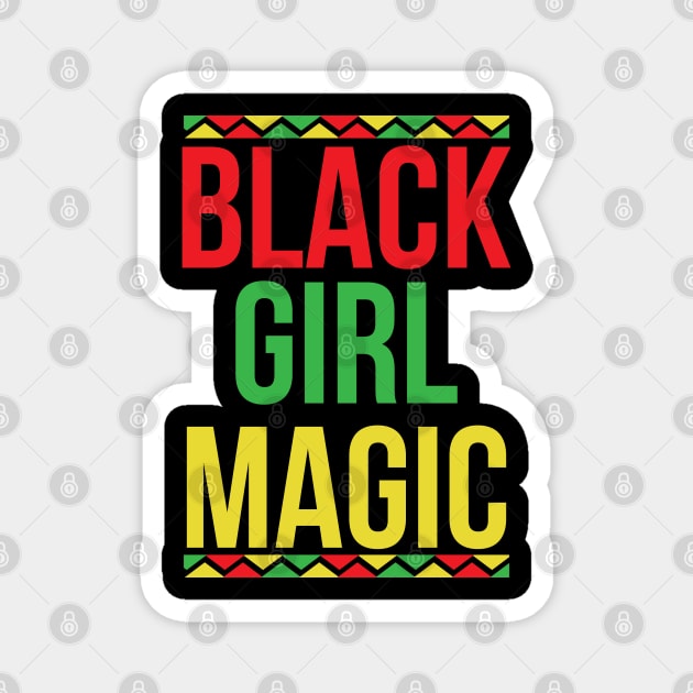 Black Girl Magic Magnet by sergiovarela