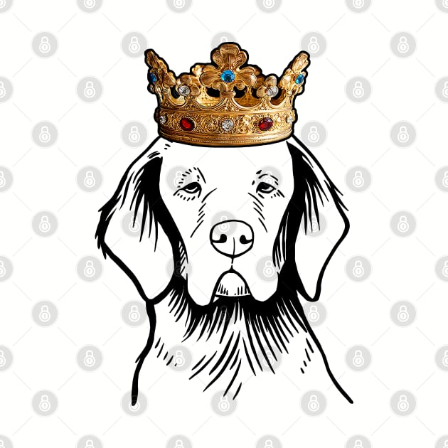 Clumber Spaniel Dog King Queen Wearing Crown by millersye