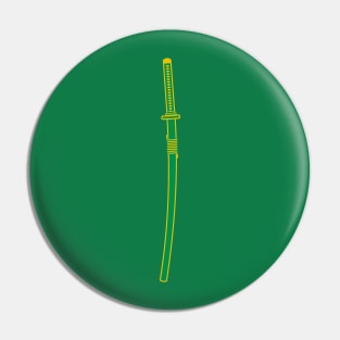 katana (green) Pin