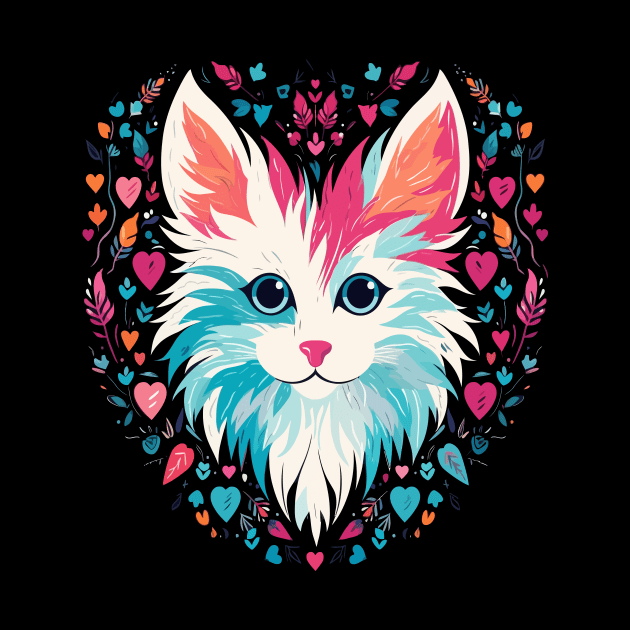 Turkish Angora Valentine Day by JH Mart