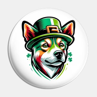 Taiwan Dog's Enchanting St Patrick's Day Adventure Pin