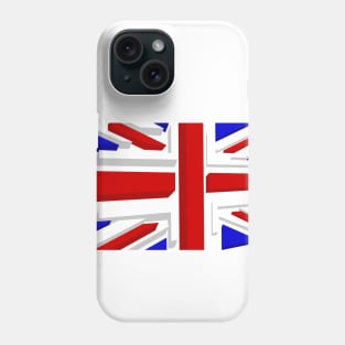 Union Jack XL Wht Phone Case