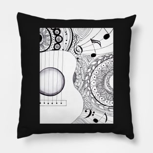 Guitar Mandala Pillow