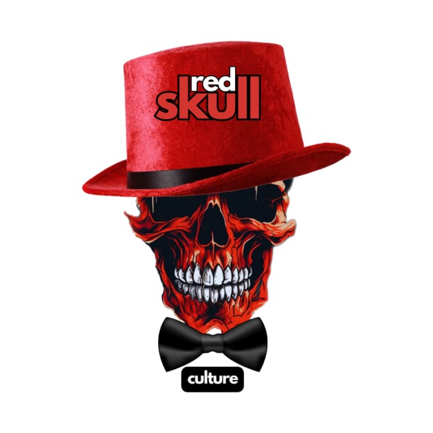 Red Skull Culture, Festival t-shirt, Unisex t-shirt, tees, men's t-shirt, women's t-shirt, summer t-shirt, trendy t-shirt, cool t-shirt by Clinsh Online 