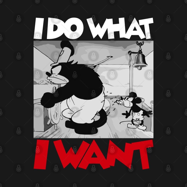 Steamboat Willie. I Do What I Want - 3 by Megadorim