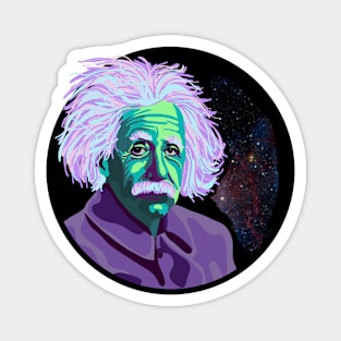 Einstein in Harmony with the Cosmos Magnet