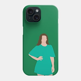 Teal Girl Phone Case