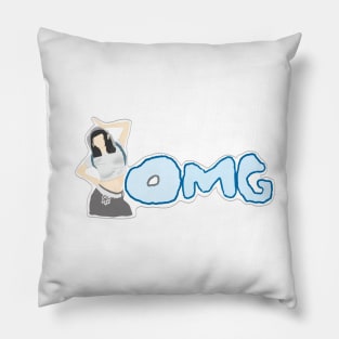 Blue OMG Pillow