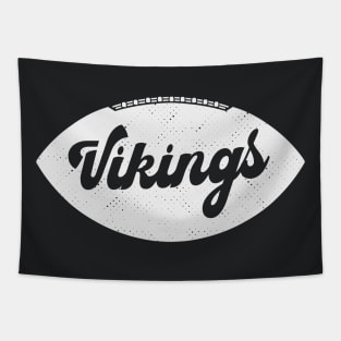 Retro Vikings Football Tapestry