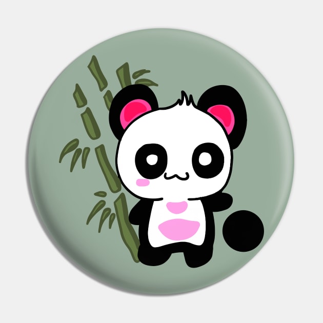 Cute Panda Pin by Hajinglorie