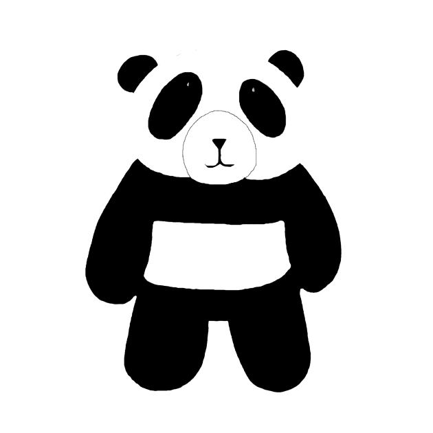 Panda by krisevansart