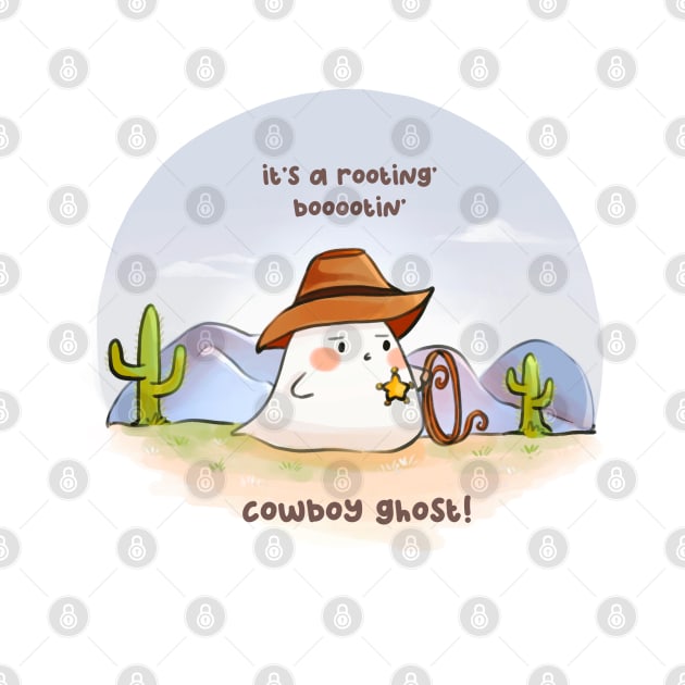 Cowboy Ghost by white flame art