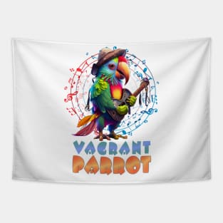 Vagrant Parrot Tapestry